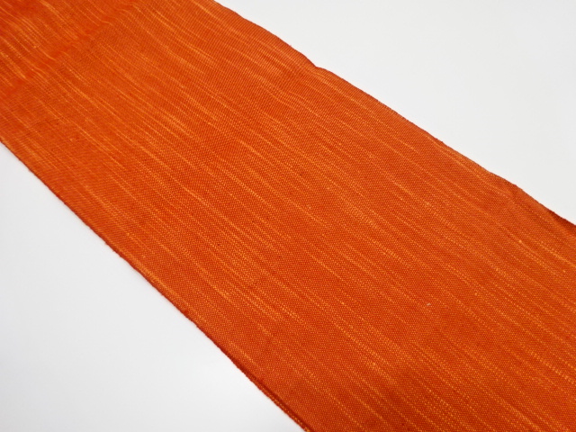 手織り真綿紬　名古屋帯